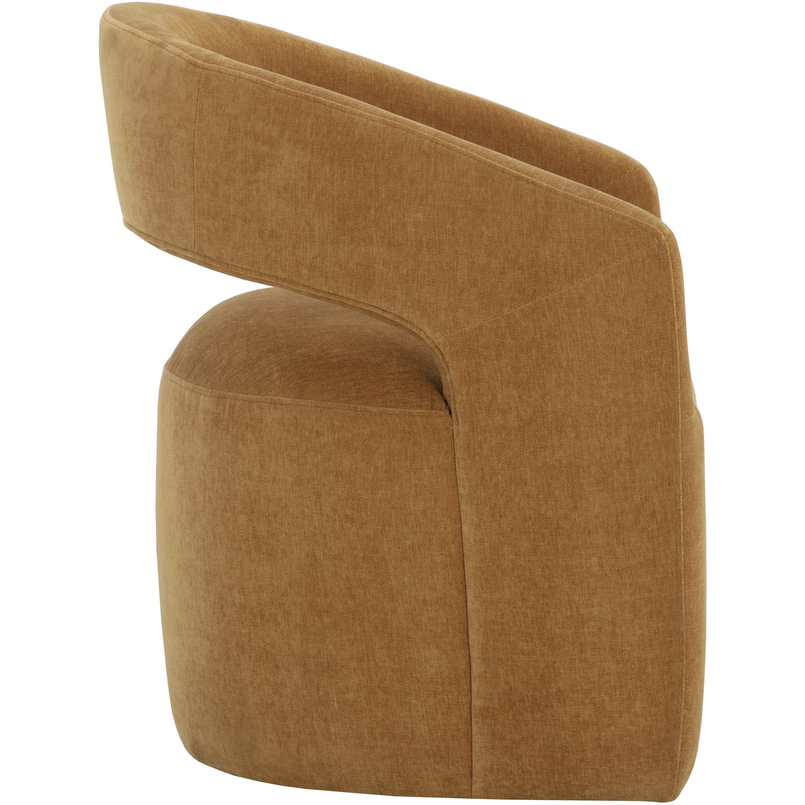 Lloret Danny Amber Wheeled Dining Armchair, Wheeled